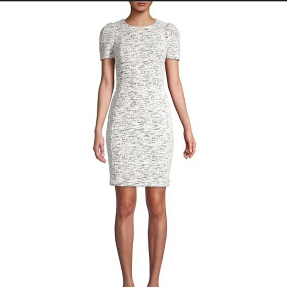 Calvin Klein Dresses & Skirts - Calvin Klein White and Gray Mini Dress